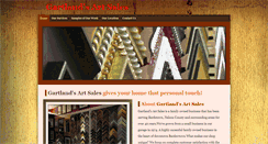 Desktop Screenshot of gartlandsartsales.com
